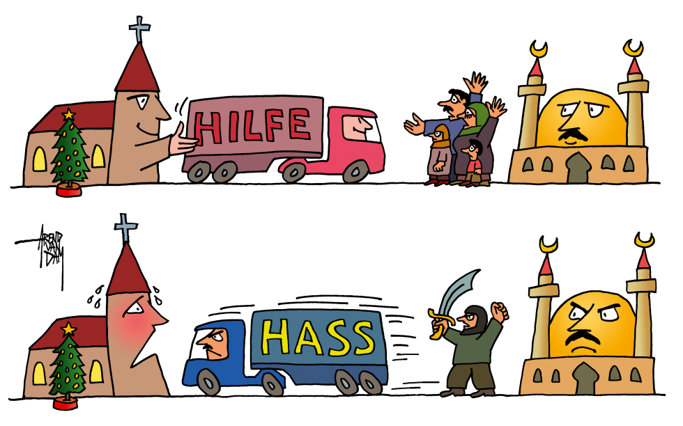 Hilfe und Hass