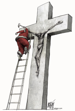 CRUCIFIXIóN DE LA NAVIDAD by Angel Boligan