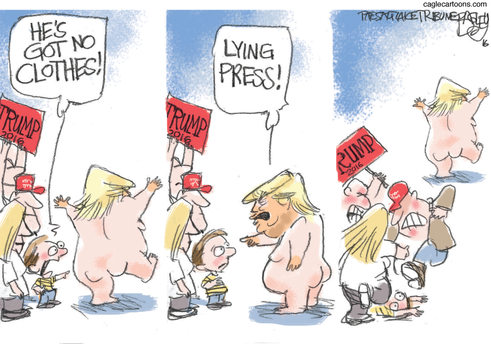  LYING PRESS by Pat Bagley