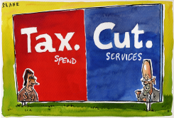 TAX CUTS by Chris Slane
