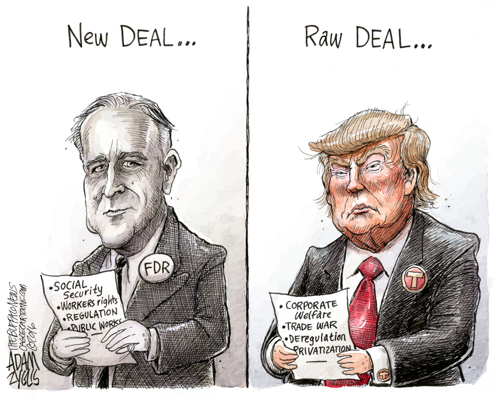  DEALMAKERS by Adam Zyglis