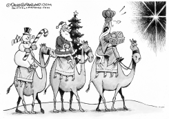 SECULAR VS NON-SECULAR CHRISTMAS by Dave Granlund