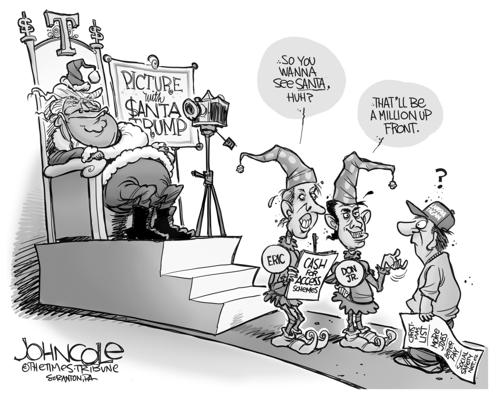 Donald's little helpers BW