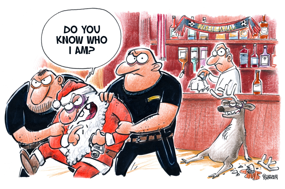 Drunk Santa Claus