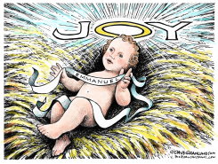 CHRISTMAS EMMANUEL  by Dave Granlund
