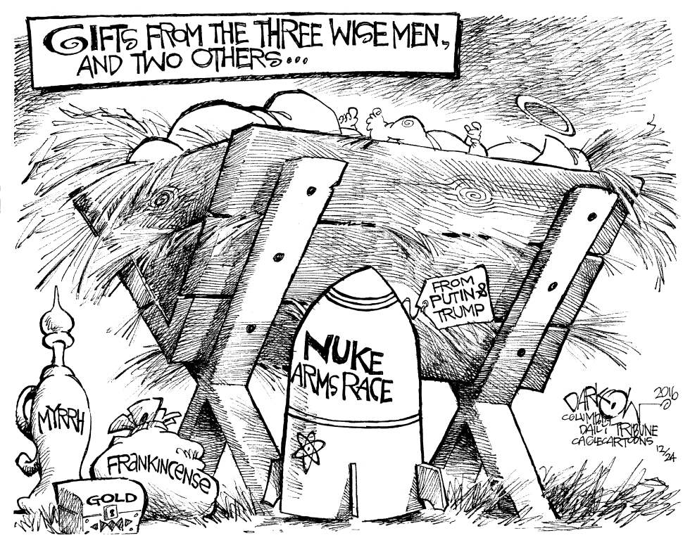  NUKE ARMS RACE by John Darkow