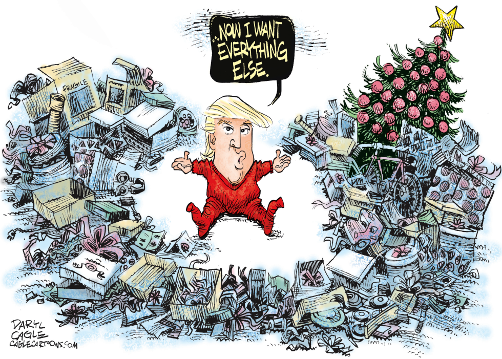 CHRISTMAS FOR TRUMP  by Daryl Cagle
