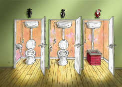 SANTA WC by Marian Kamensky