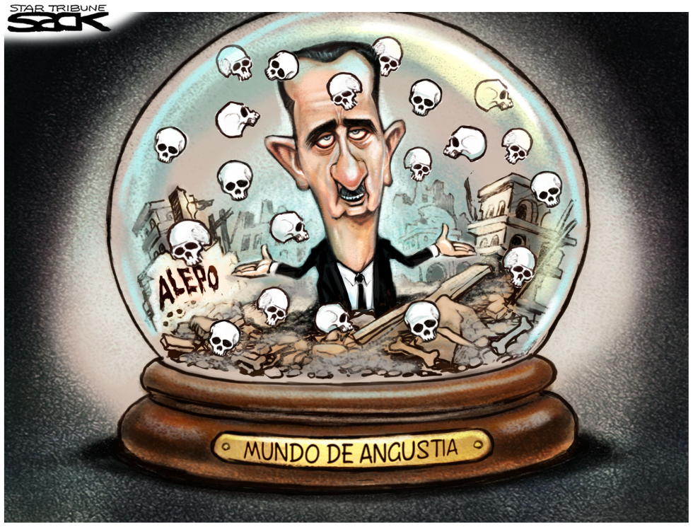  ASSAD Y ALEPO  by Steve Sack