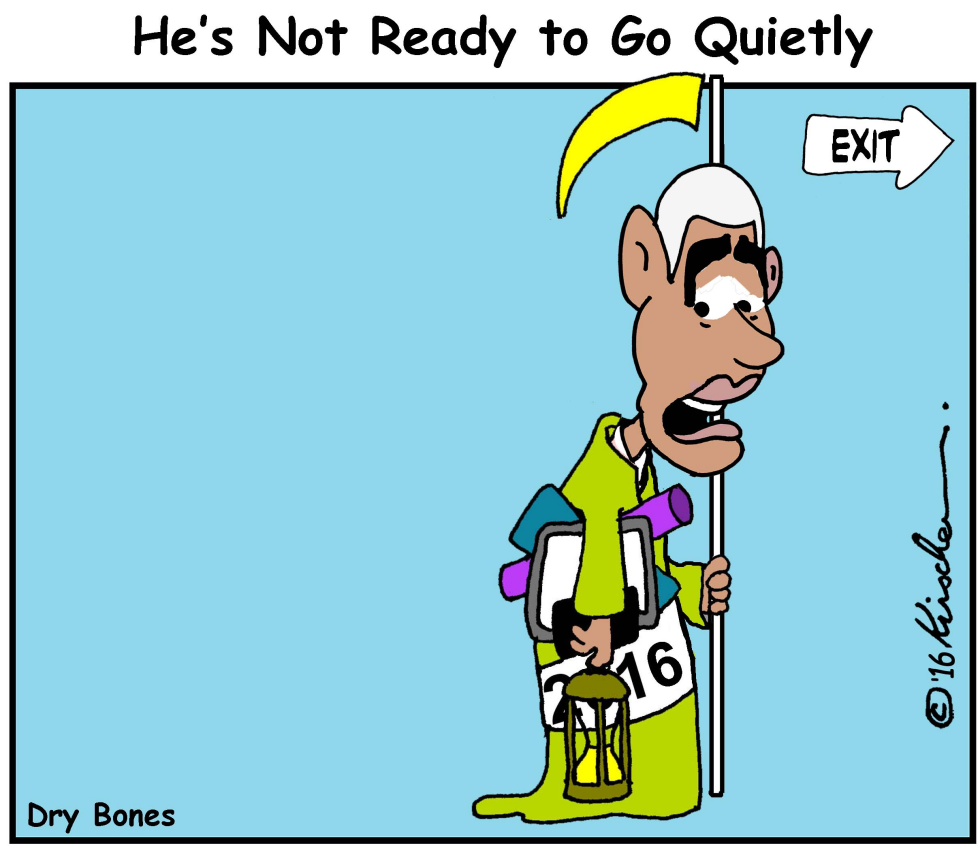 Obama Won't Go Quietly