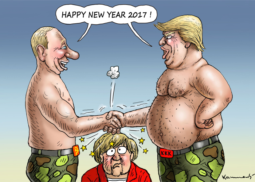 HAPPY NEW YEAR, MRS MERKEL