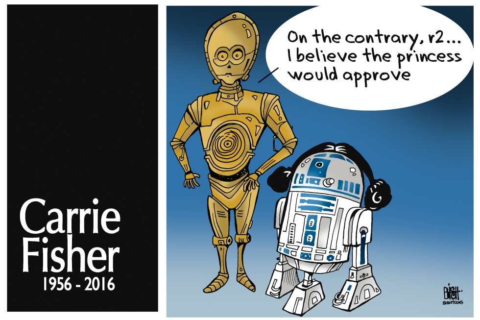 CARRIE FISHER, RIP
