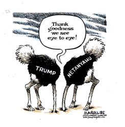 TRUMP AND NETANYAHU by Jimmy Margulies
