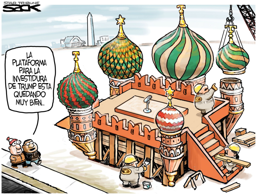  INAUGURACION BOLCHEVIQUE  by Steve Sack