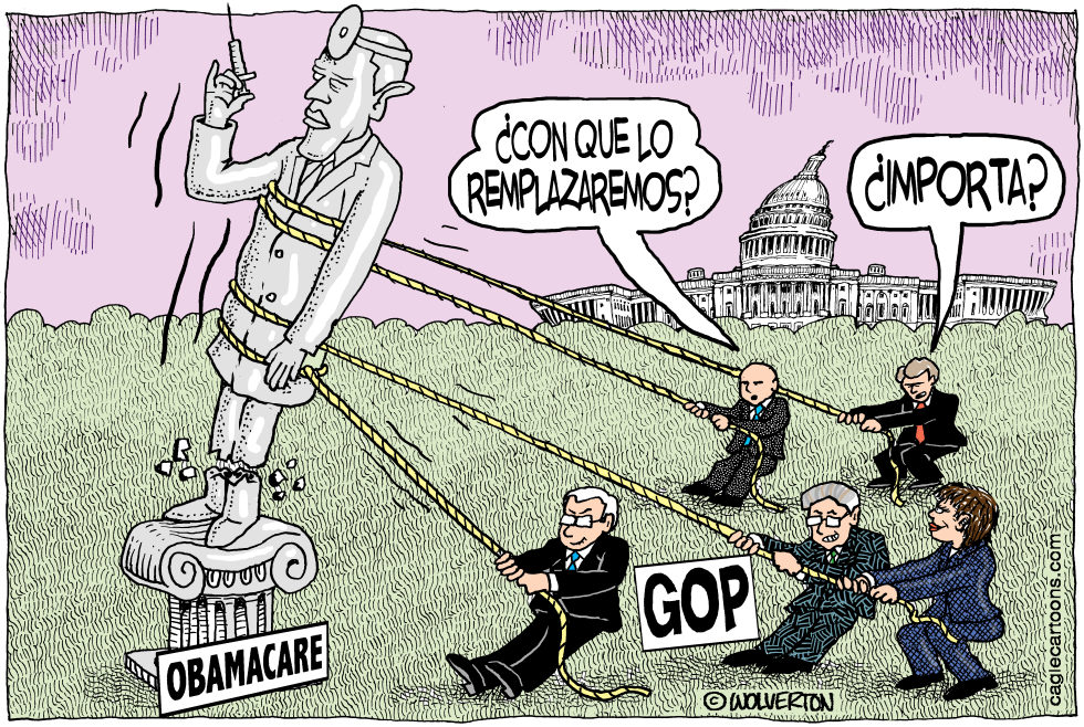  OBAMACARE DERROCADO  by Wolverton