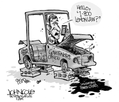 LOCAL NC ROY COOPER BW by John Cole
