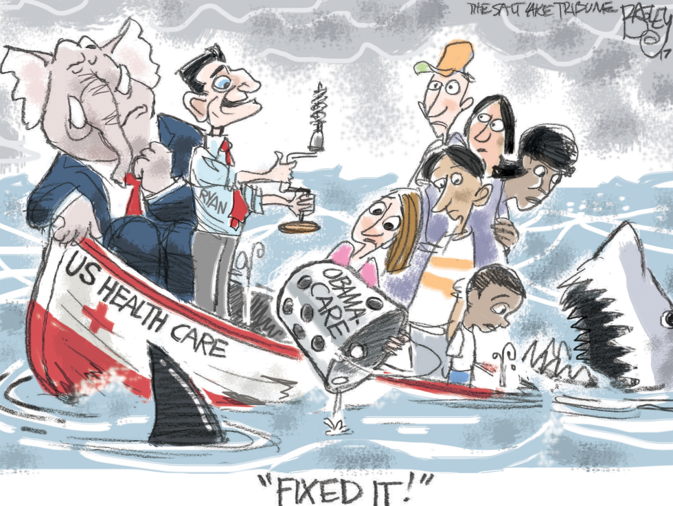  OBAMACARE REPEAL by Pat Bagley