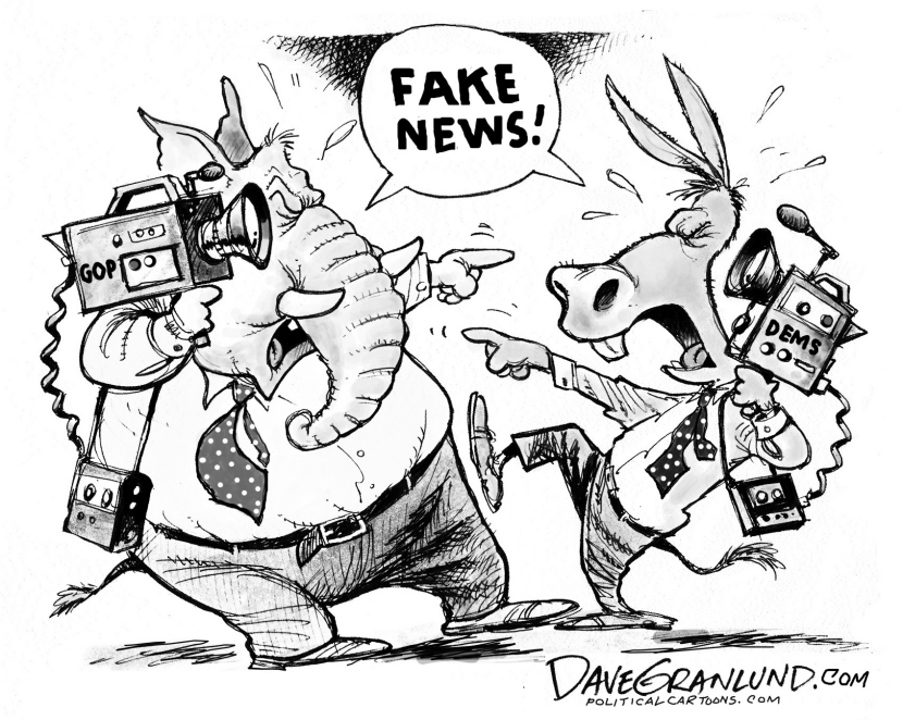 Partisan fake news