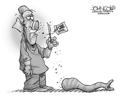 GOP OBAMACARE REPEAL BW by John Cole