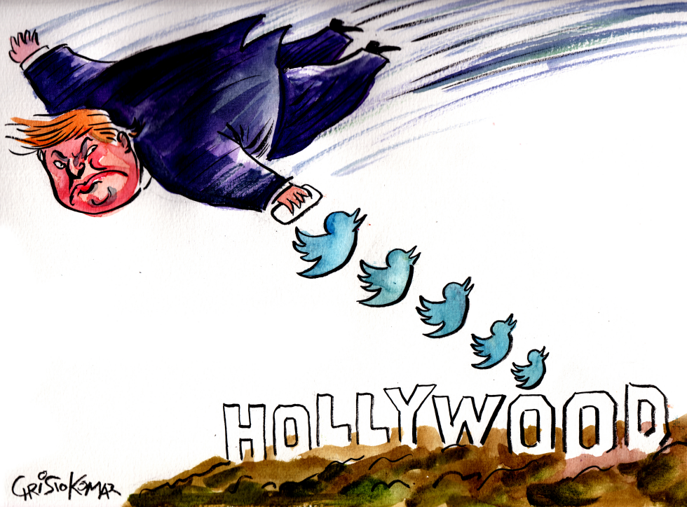 Trump bombs Hollywood