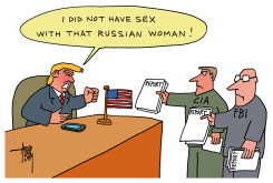 SEX SCANDAL TRUMP by Arend Van Dam