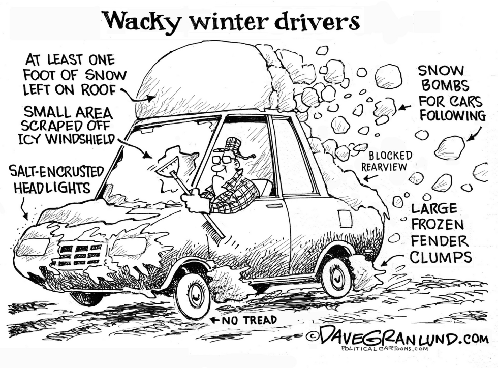 Wacky winter drivers
