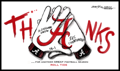 THANKS, ALABAMA CRIMSON TIDE by J.D. Crowe