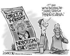 LOCAL PA UNITED STATES OF PENNSYLVANIA BW by John Cole