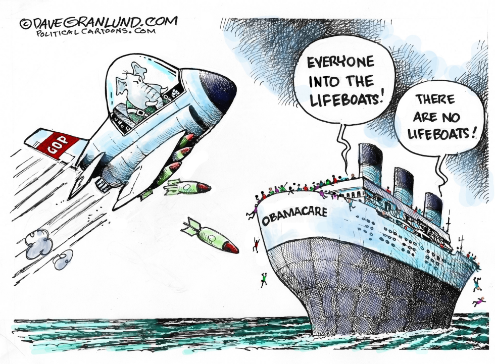 GOP and sinking Obamacare COLOR