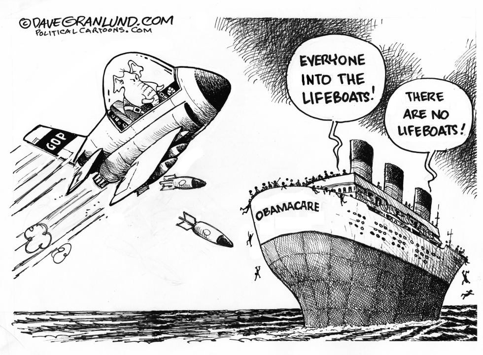 GOP and sinking Obamacare