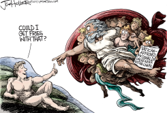 VATICAN MCDONALDS by Joe Heller