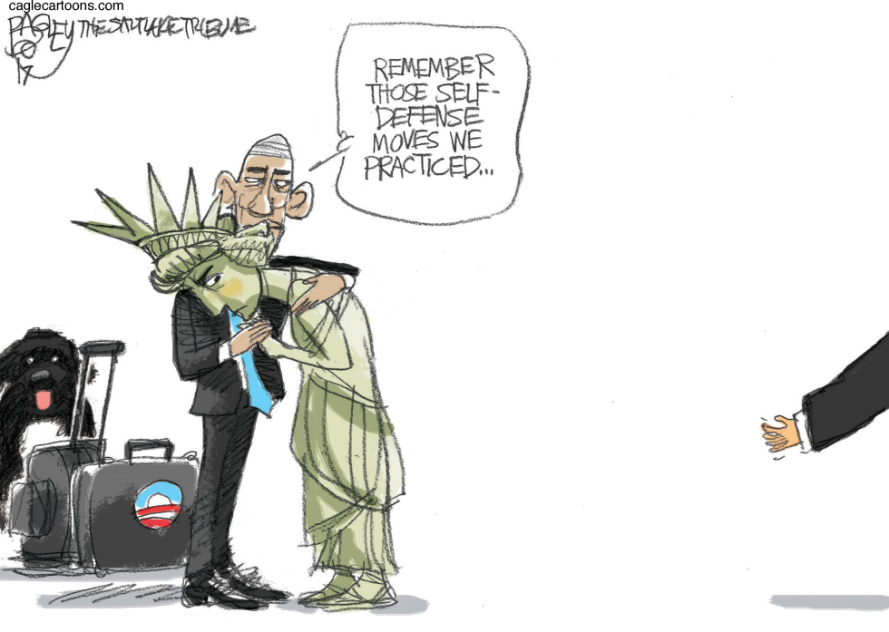  OBAMA FAREWELL by Pat Bagley