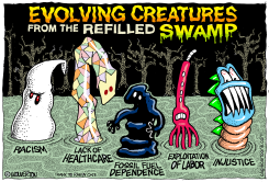 CREATURES FROM THE SWAMP by Monte Wolverton