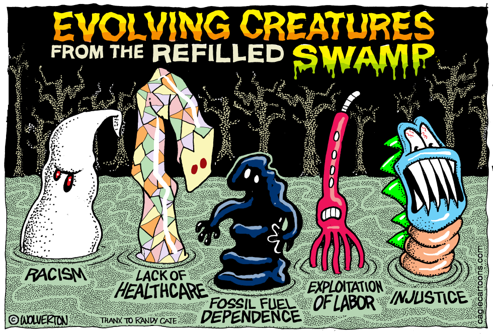  CREATURES FROM THE SWAMP by Wolverton