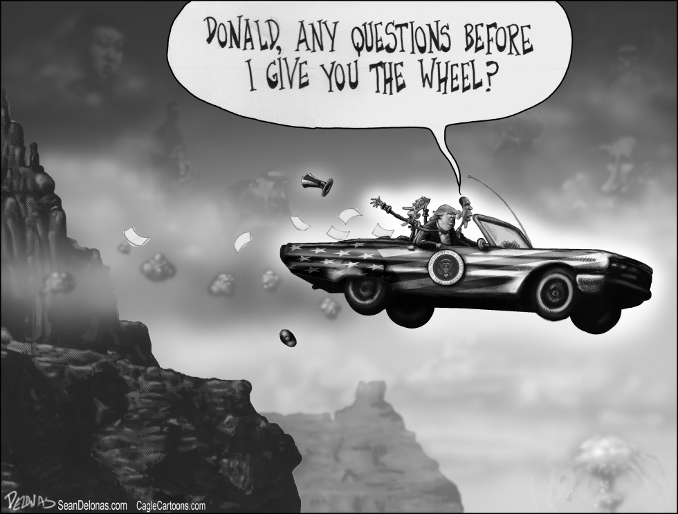Thelma Louise Trump Obama Greyscale