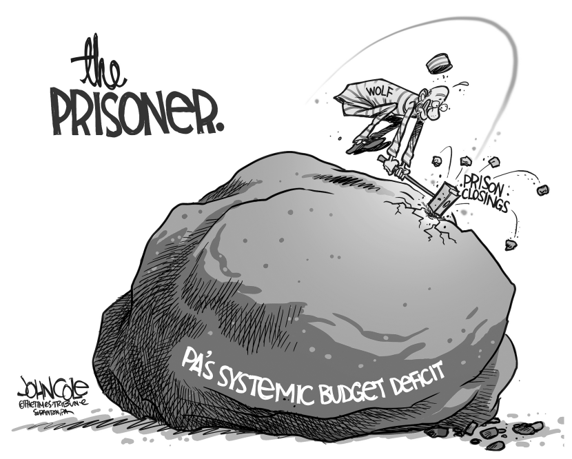 LOCAL PA Prisons and deficits BW