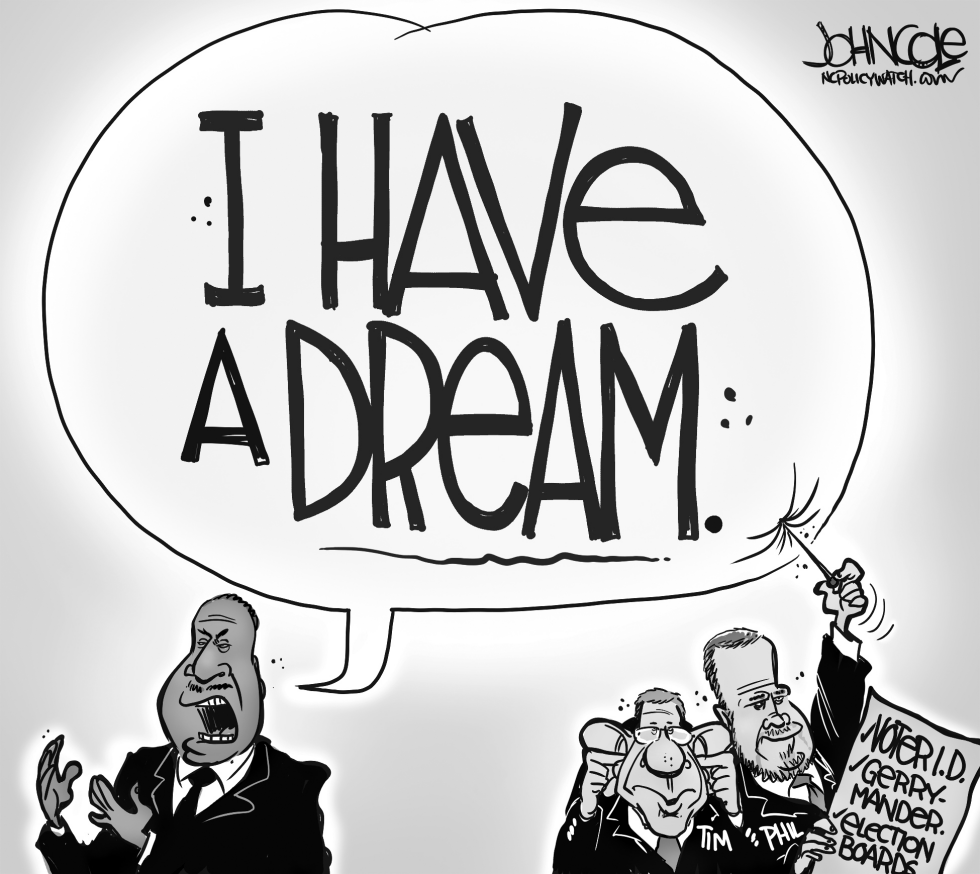LOCAL NC King and the GOP BW