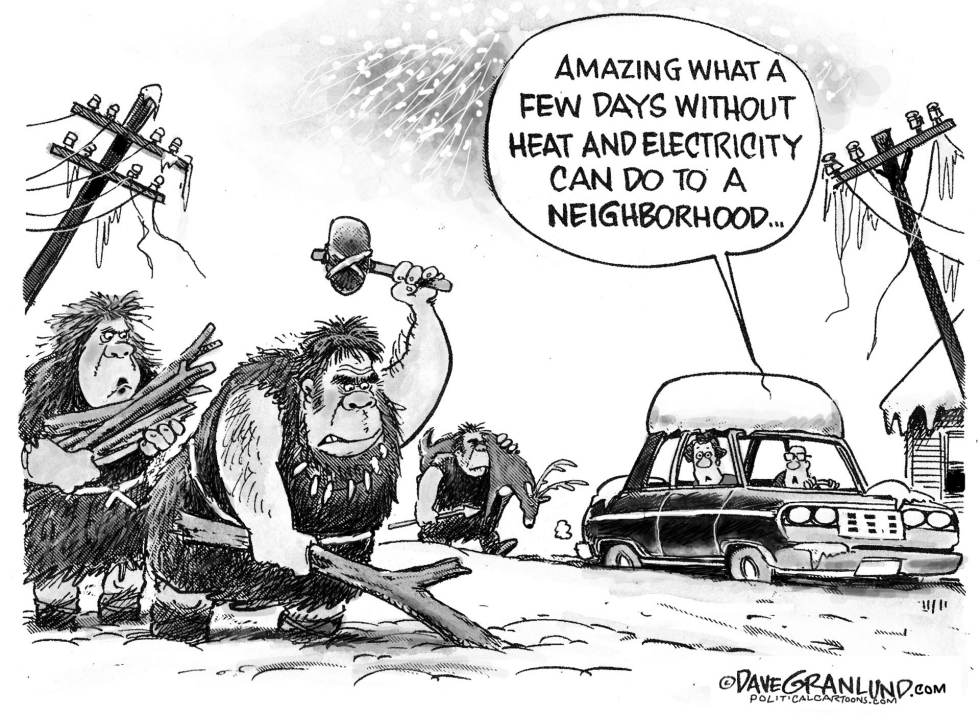 Winter power outage