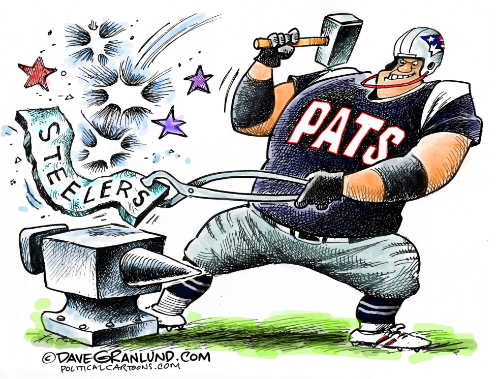 Patriots vs Steelers COLOR