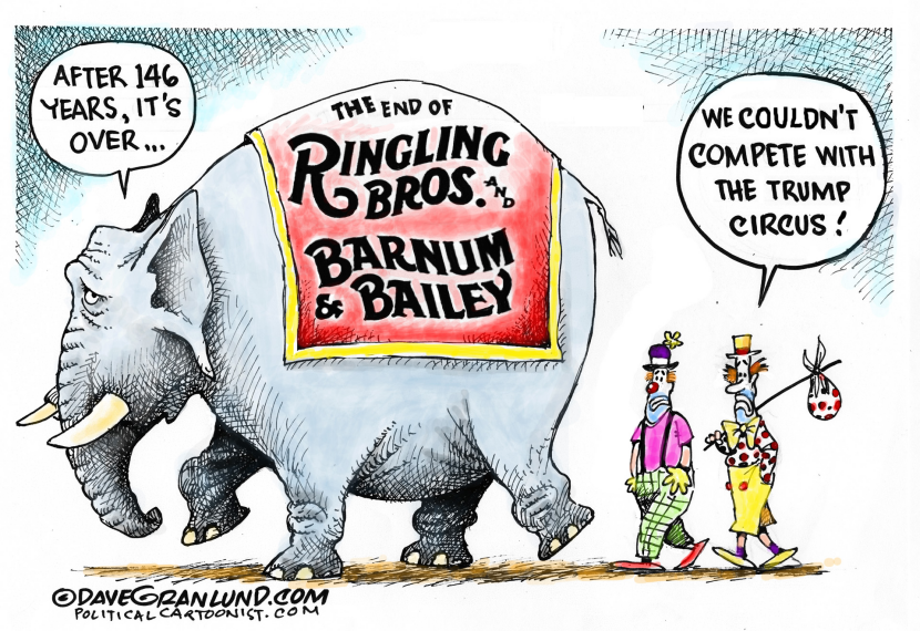 Ringling Bros Circus ends COLOR