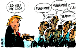 TRUMP INAUGURATION by Malcolm Evans