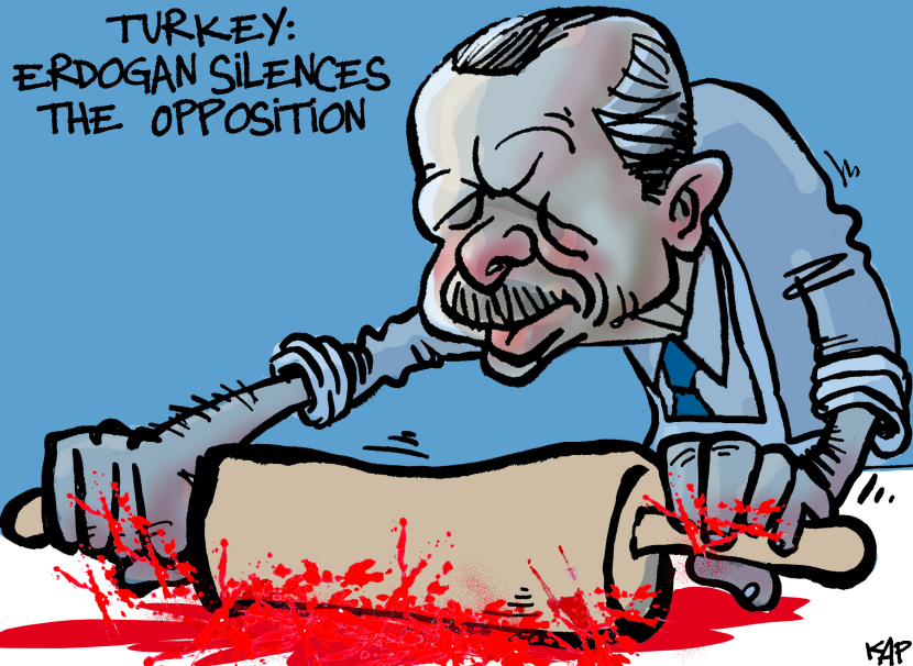 Erdogan against opposition