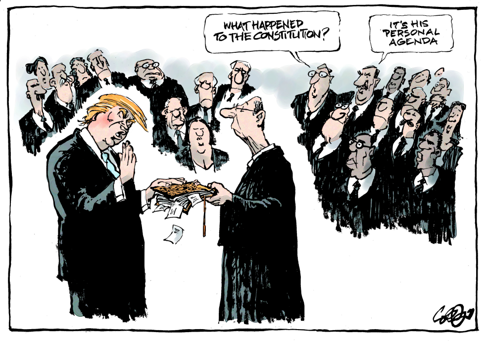  TRUMP INAUGURATION by Jos Collignon