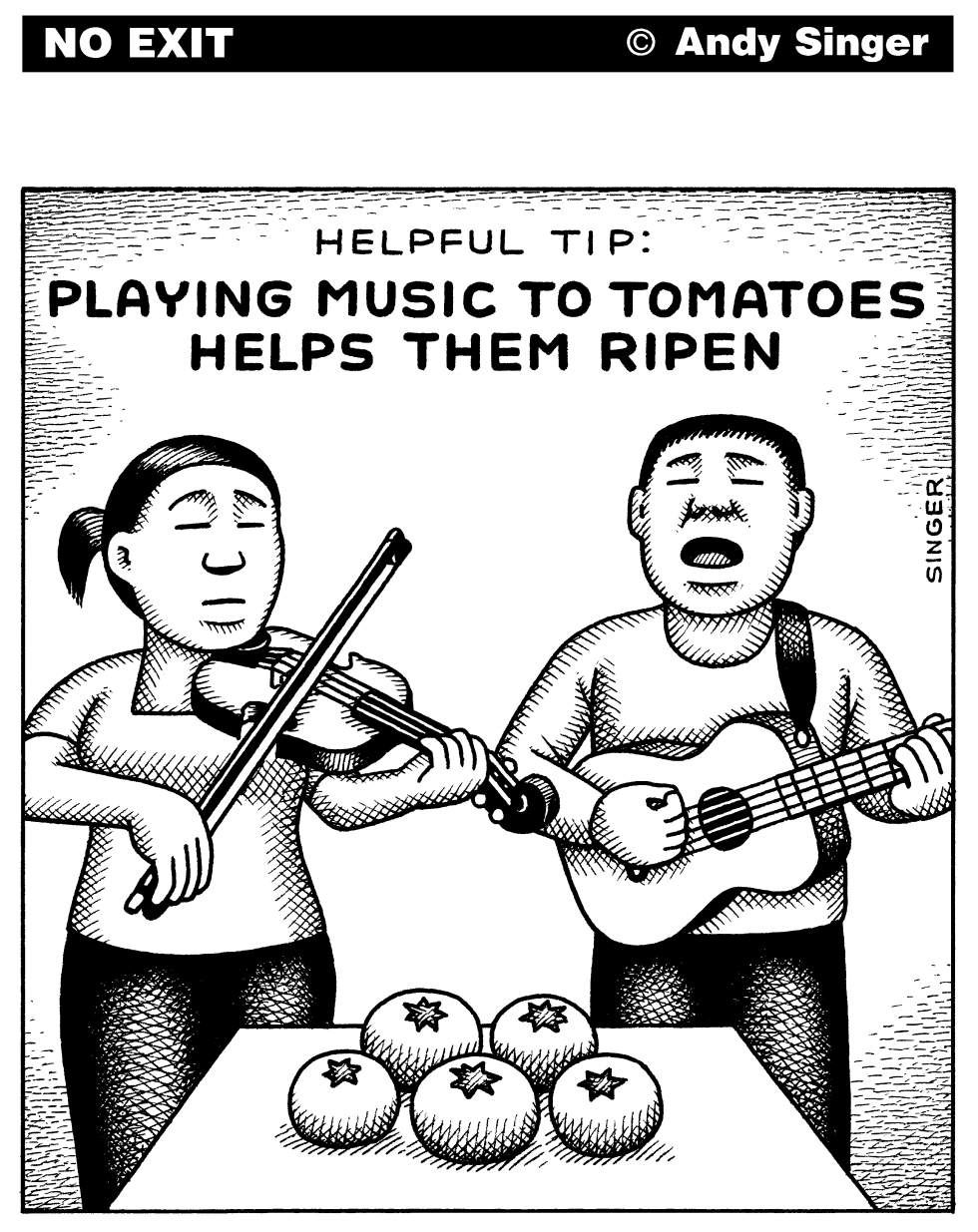 Playing Music to Tomatoes