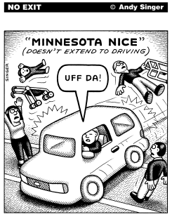 MINNESOTA NICE DRIVING by Andy Singer