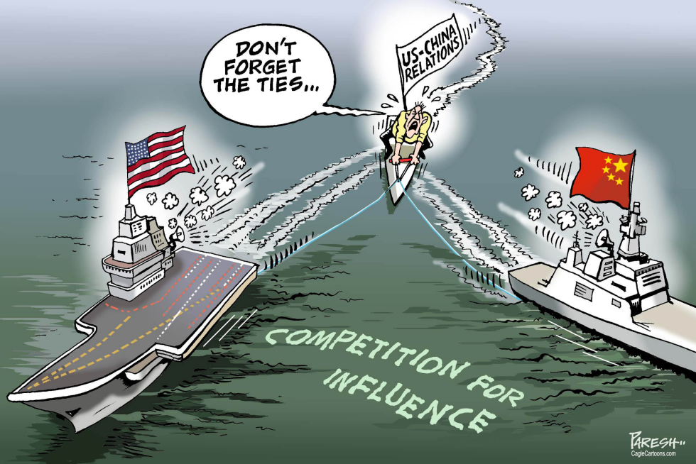 USA, China in Asia