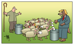 SHEPHERD TRUMP by Arend Van Dam