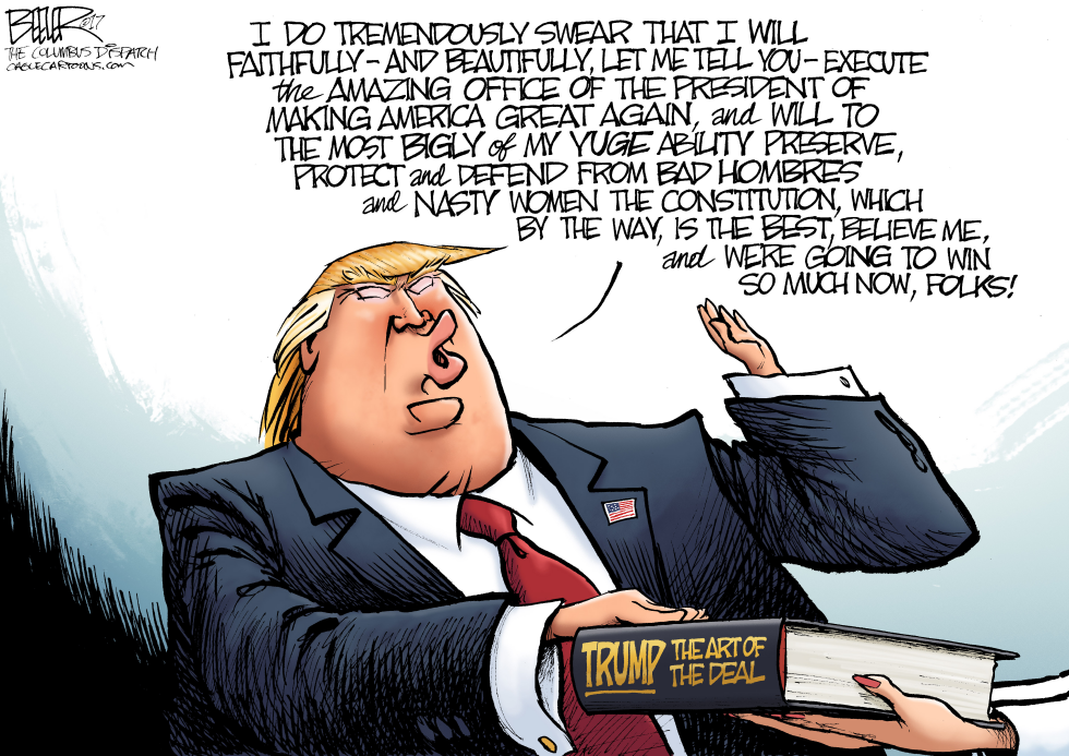  PRESIDENT TRUMP by Nate Beeler