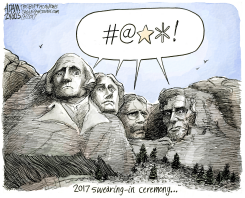 INAUGURATION  by Adam Zyglis