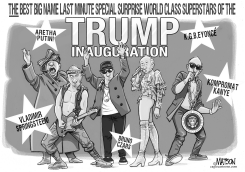 BIG NAME STARS OF THE TRUMP INAUGURATION by R.J. Matson